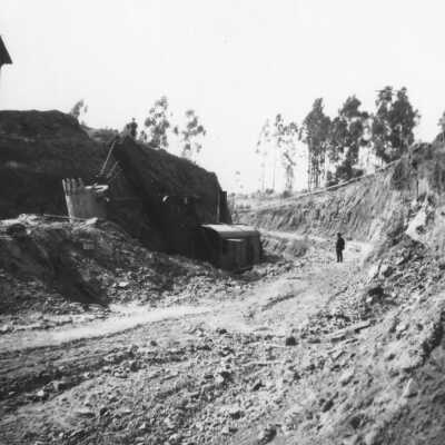 SP Northbrae Tunnel under construction