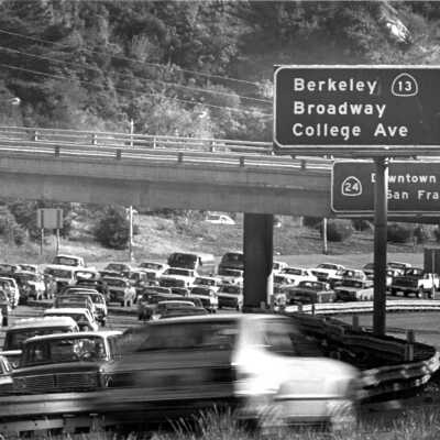 W. from Caldecott Tunnel