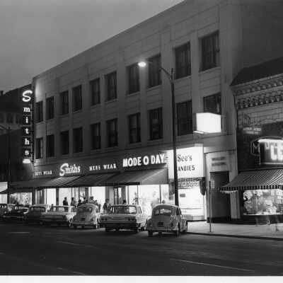 Streetscape - Shattuck at night