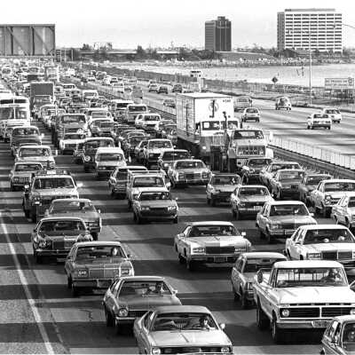 I-80 peak hour, Emeryville
