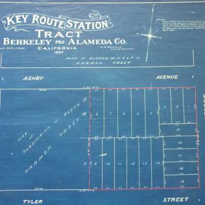 Key Route Station tract, Berkeley, Alameda County, California, 1907