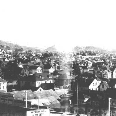 Elevated view from Shattuck and Center