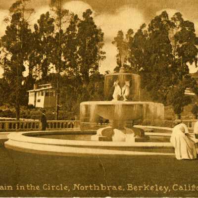 Fountain in the Circle, Northbrae, Berkeley, California