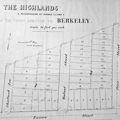 The Highlands, a subdivision of blocks 1, 2 and 3 of the Tuohy tract, 1892