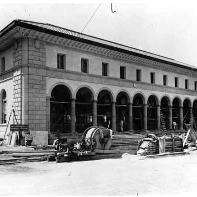 Post Office under construction