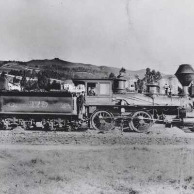 Steam Train at Berryman Station