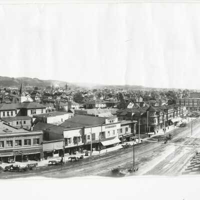 Panoramic photograph of Berkeley, ca.1910