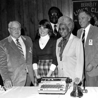Maudelle Shirek at Lions Club