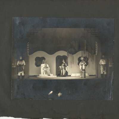 61: Unidentified photo of performance, possibly Turandot.  