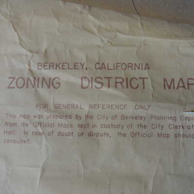 Zoning district map, 1967