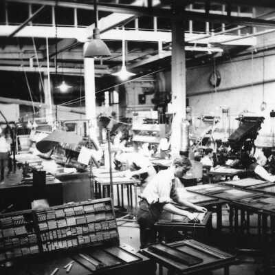 Berkeley Daily Gazette Composition Rm