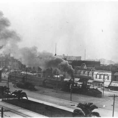 SP Depot, downtown