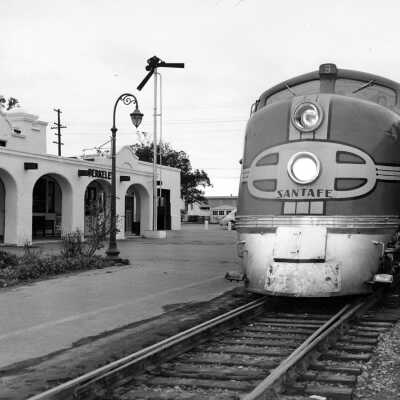 Santa Fe Depot, train