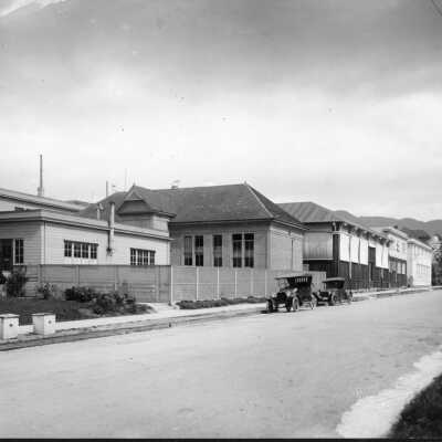 Berkeley High School - Kittredge Street side.
