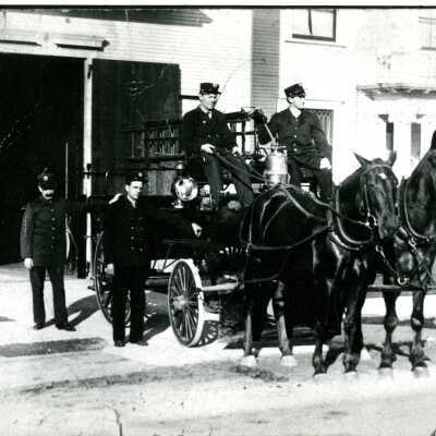 Fire Station, Regent Street. Fire Trk