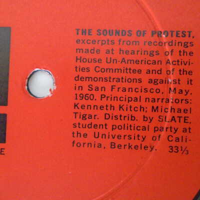 Vinyl Record, Sounds of Protest