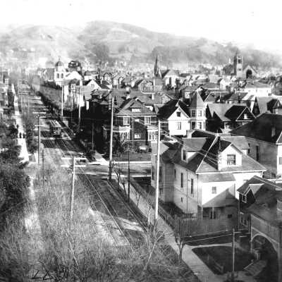 Bancroft & Fulton, looking E