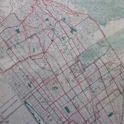 Map of Berkeley, Albany & Vicinity, 1941?