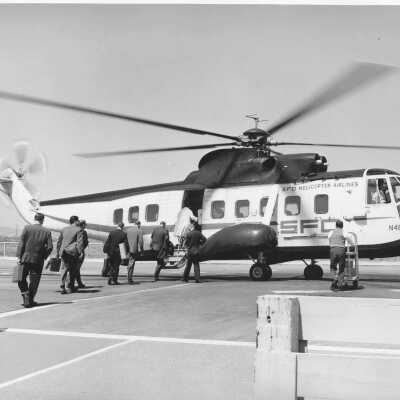 Heliport Dedication - Passengers boarding