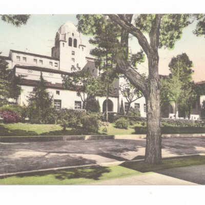 International House, colored drawing