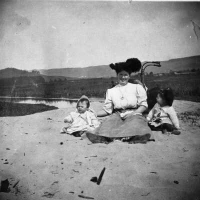 Mrs. Moisan, Teresa & Sonny, West Berkeley Beach