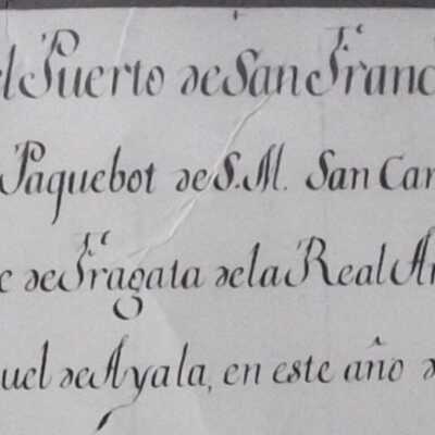 Plano del Puerto de San Francisco, 1775