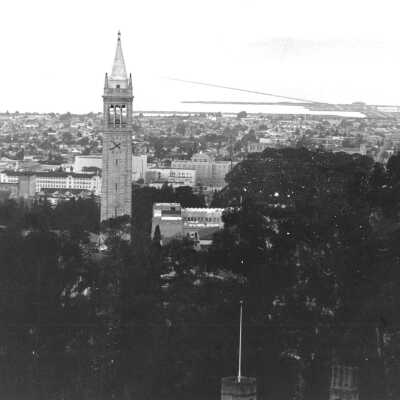 View west from hills to the bay
