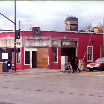 Ortmans Ice Cream Bldg, construction to become Starbucks
