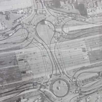 Gilman interchange roundabout concept, 2007