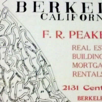 Berkeley California, 1908
