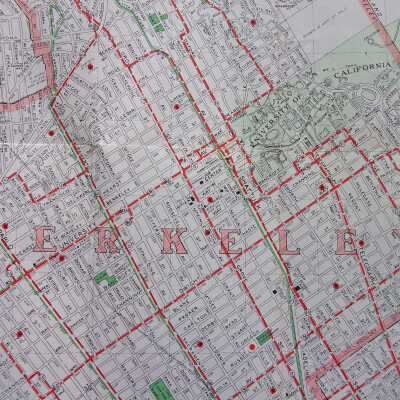 Map of Berkeley California