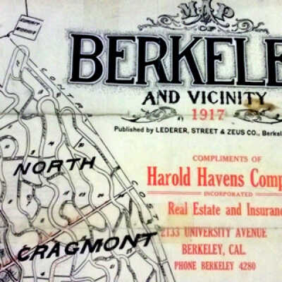 Berkeley and Vicinity, 1917