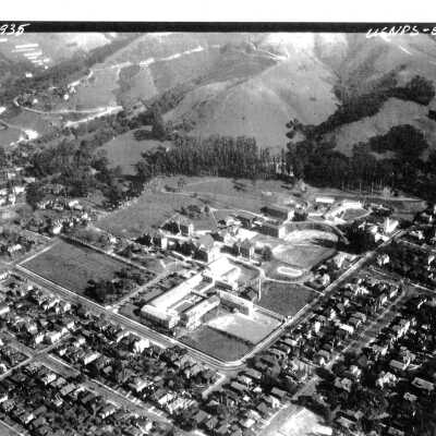 School for the Deaf and Blind, Aerial View, 1935