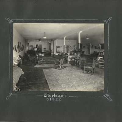 18: “Sturtevant Studio.” Interior view. [Lydia Sturtevant, music teacher, 2168 Shattuck Ave.]