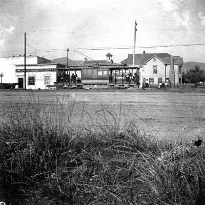 Streetcar at Shattuck & Durant, 1908