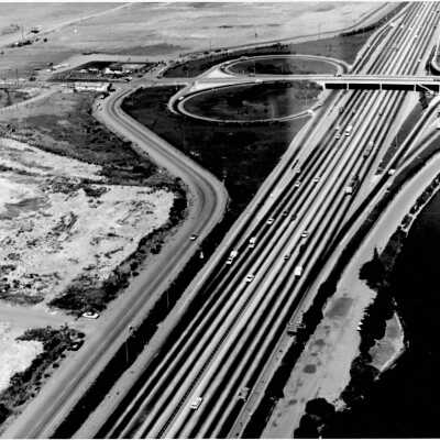 Aerial University Avenue - I80 interchange.