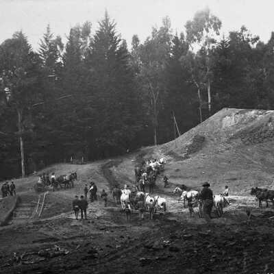 Greek Theatre under construction