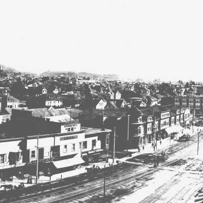 Shattuck and Center looking south