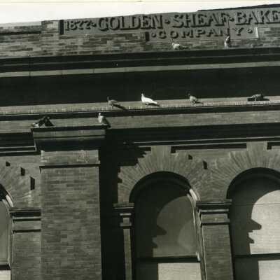 Golden Sheaf Bakery building detail