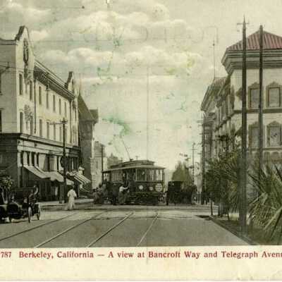 Berkeley, California - A view at Bancroft Way and Telegraph Avenue