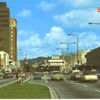 Shattuck & Center, looking north