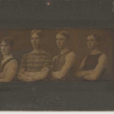 Swimming team, Berkeley High School, 1899