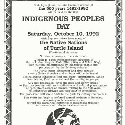 Indigenous Peoples Day materials
