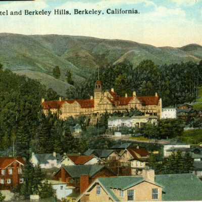 Claremont Hotel and Berkeley hills, Berkeley, California