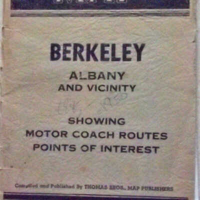 Map, Berkeley, Albany and Vicinity