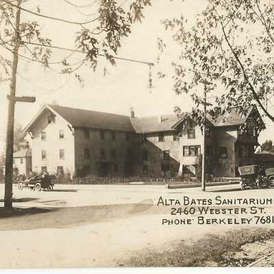Alta Bates, Sanitarium, 2460 Webster Street, Phone Berkeley 7681
