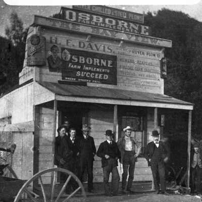 Bay View Saloon, H.E. Davis