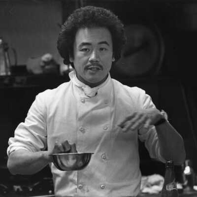 Ken Hom at cooking school 3 of 5