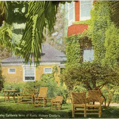 A beautiful Berkeley California home of Rustic Hickory Comforts: Origformat: Postcard