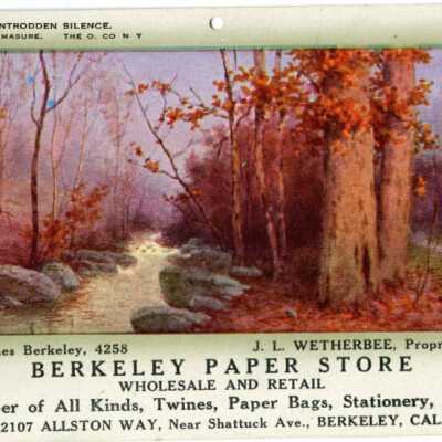 Berkeley Paper Store: Origformat: Postcard